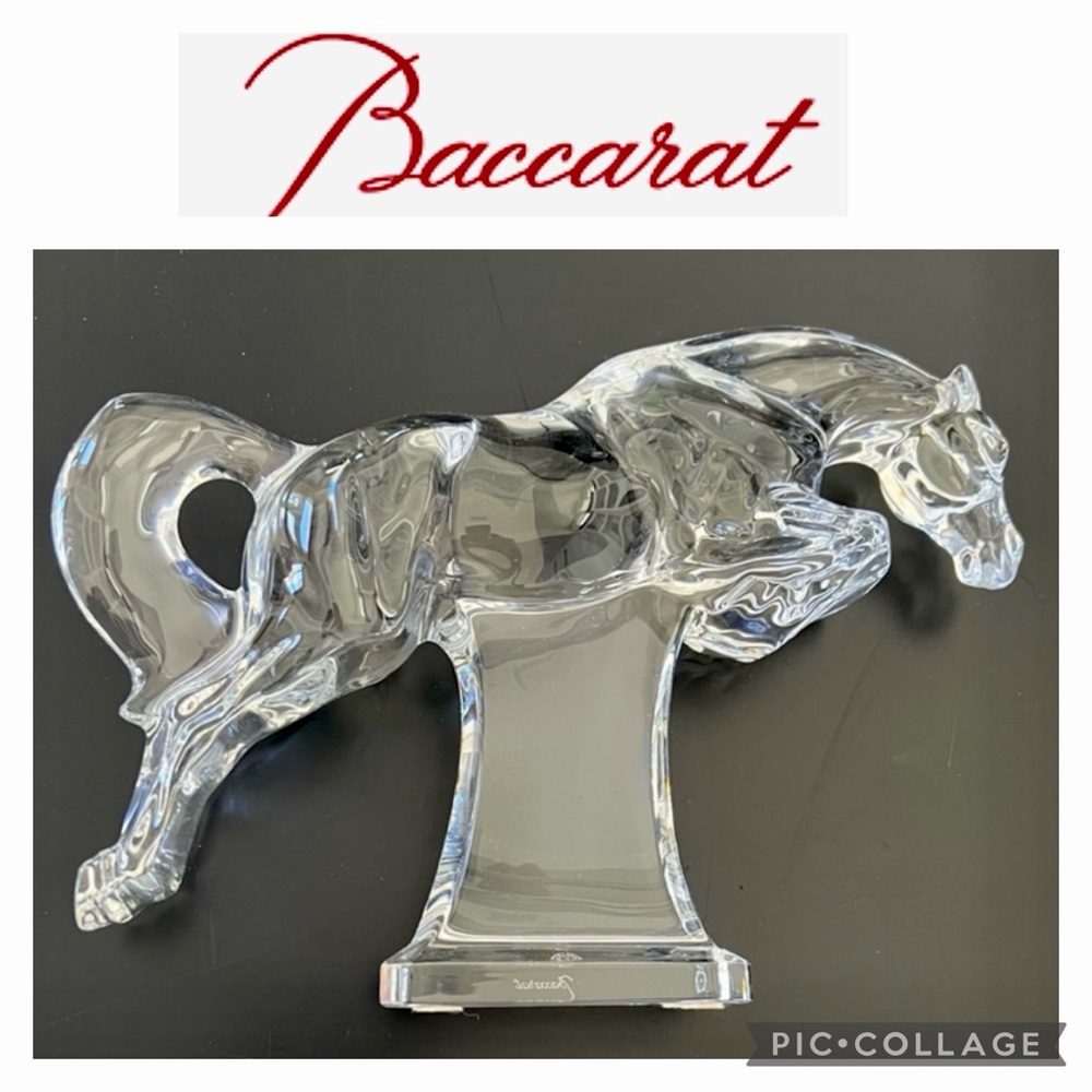 BACCARAT Cheval Jumping Horse Racing Derby Home Decor #0NN04 Made in France - Picture 2 of 12
